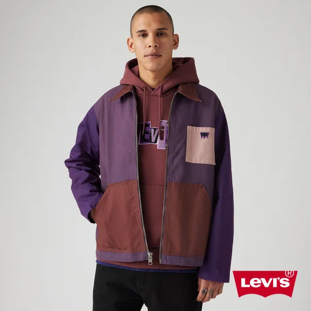【LEVIS】Skateboarding™滑板系列 男款 異色拼接夾克 熱賣單品 A5732-0002