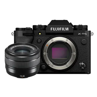 【FUJIFILM 富士】XT5+XC15-45mm變焦鏡頭*(平行輸入-黑色)