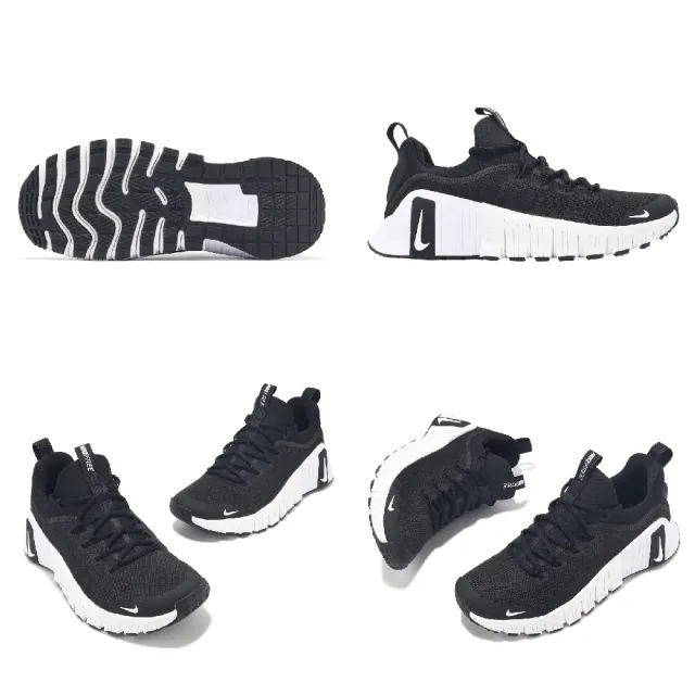 【NIKE 耐吉】訓練鞋 Wmns Free Metcon 6 女鞋 男鞋 黑 白 健身 重訓 運動鞋 FJ7126-001