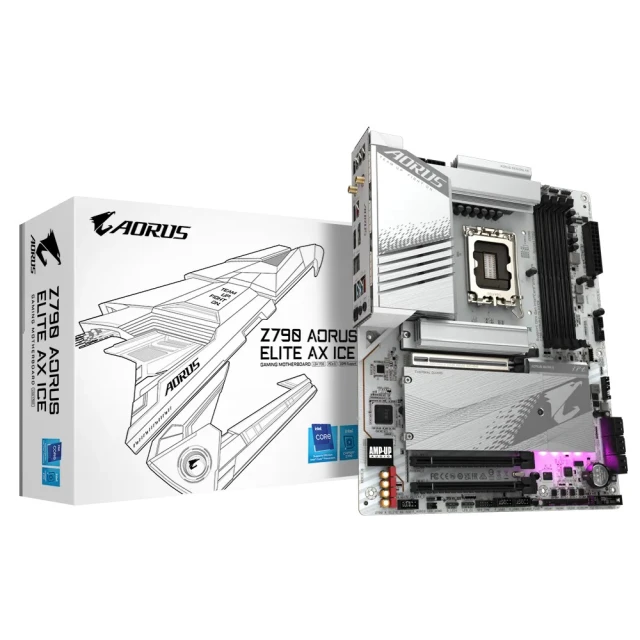 GIGABYTE 技嘉 MB+U組合★Z790 AORUS ELITE AX ICE 主機板+Intel Core i9-14900KF CPU