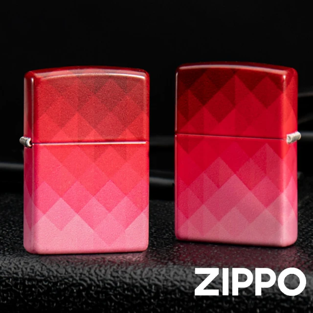 Zippo 漸層像素設計防風打火機(美國防風打火機)