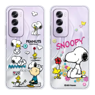 【SNOOPY 史努比】OPPO Reno12 Pro 防摔氣墊空壓保護手機殼