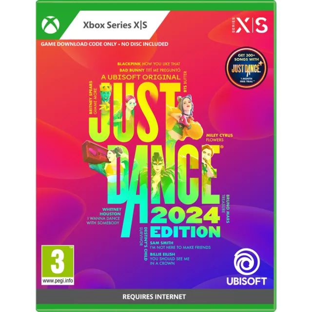 【Microsoft 微軟】XSX Just Dance 舞力全開 2024(台灣公司貨-中文版 盒裝下載序號)