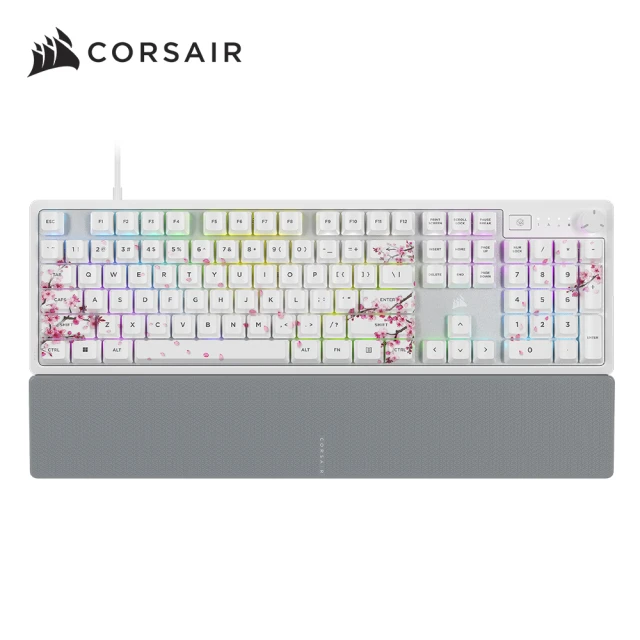 CORSAIR 海盜船 K70 Core SE 紅軸機械式鍵盤(櫻花限定版)