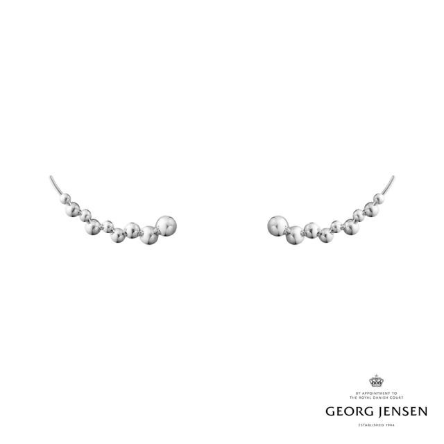 Georg Jensen 官方旗艦店 MOONLIGHT GRAPES 耳夾(純銀)