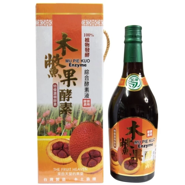 芙康木鱉果生技果園 100%植物發酵木鱉果酵素600ml(綜合酵素液)