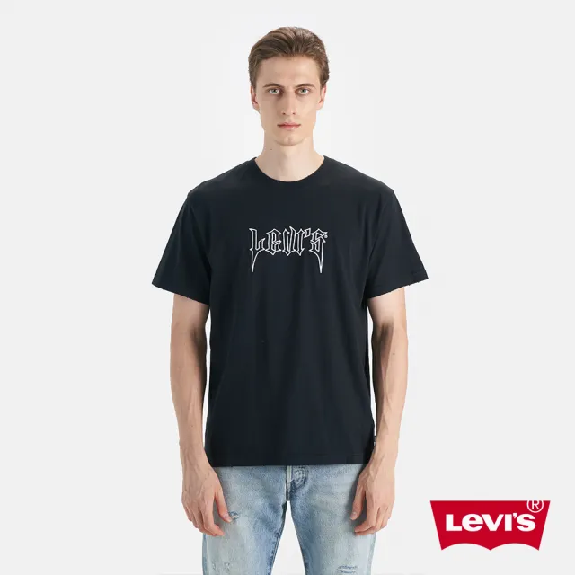 【LEVIS 官方旗艦】男款 短袖Tee恤 圓領版型 設計印花 人氣新品 001AI-0000