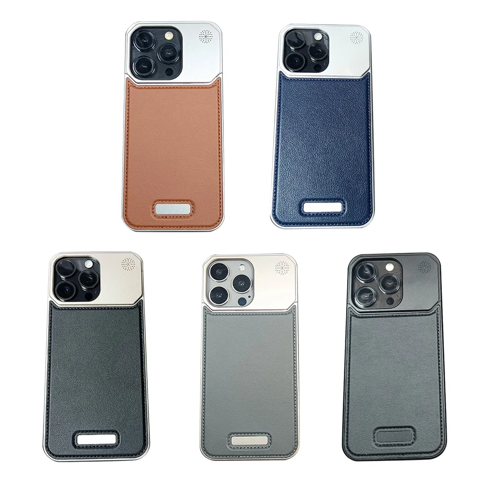 【bebehome】iPhone 15/Plus/ 15 Pro/Pro Max匠心工藝精品皮革鋁合金手機保護殼(支援MagSafe)