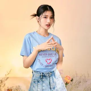 【MAJOR MADE】回收小愛心文字刺繡基本款T(短袖上衣/短T/圖案T)