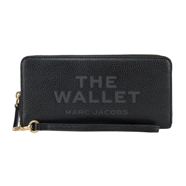 【MARC JACOBS 馬克賈伯】THE LEATHER 荔枝紋拉鍊手掛長夾(多色選)