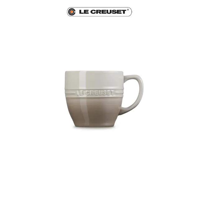 【Le Creuset】瓷器輕虹霓彩系列英式馬克杯350ml(肉豆蔻)