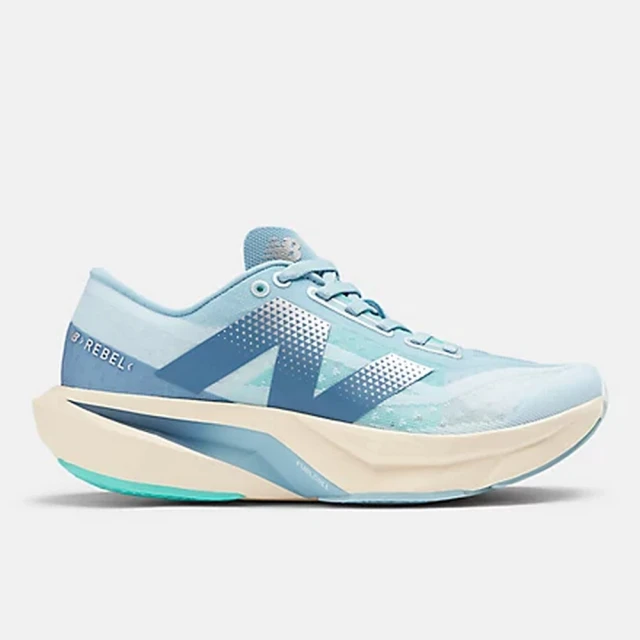 NEW BALANCE NB 運動鞋 跑步鞋 慢跑鞋 FuelCell Rebel v4 女鞋 藍色(WFCXCH4-D)