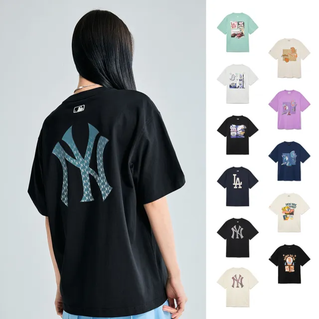 【MLB】短袖T恤 LIKE/Monogram系列 道奇/紅襪/守護者/洋基隊(3ATSL0134/3ATSL1134/3ATSM1134-多色任選)