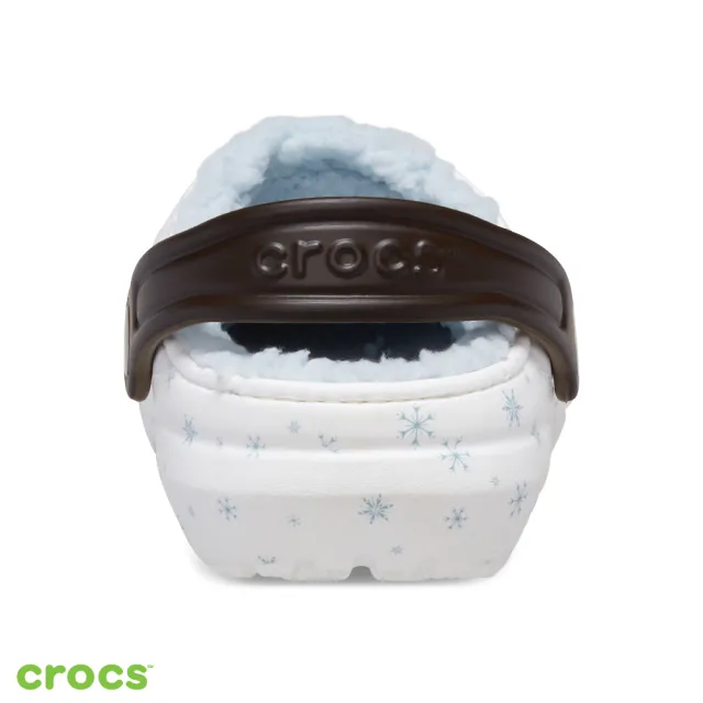 【Crocs官方直營】童鞋 冰雪奇緣歐樂暖棉經典大童克駱格 洞洞鞋(210234-90H)