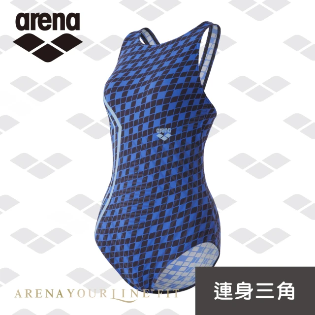 arena 女童三角連體泳衣 訓練款 溫泉游泳衣遮肚顯瘦泳裝