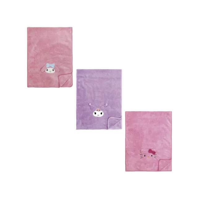 【收納王妃】三麗鷗 造型擦髮巾 速乾 毛巾 擦髮巾 Hello Kitty 酷洛米(約 30x80cm)
