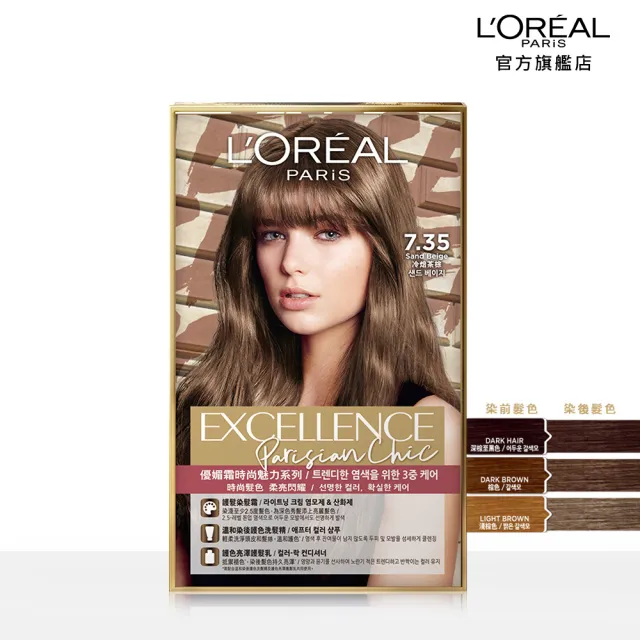 【LOREAL Paris 巴黎萊雅】優媚霜時尚魅力染髮霜 2入組(6色任選)