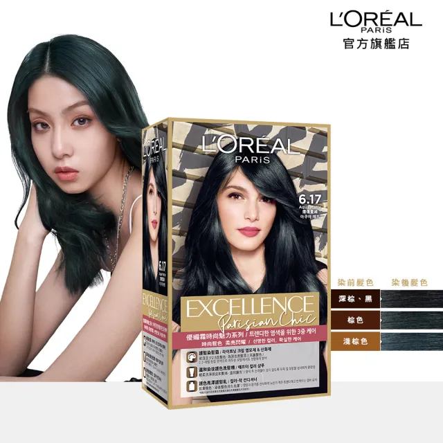 【LOREAL Paris 巴黎萊雅】優媚霜時尚魅力染髮霜 2入組(6色任選)