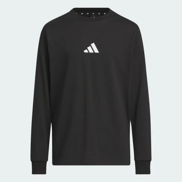 【adidas 愛迪達】ESSENTIALS 長袖上衣 吸濕排汗 童裝 IK4655