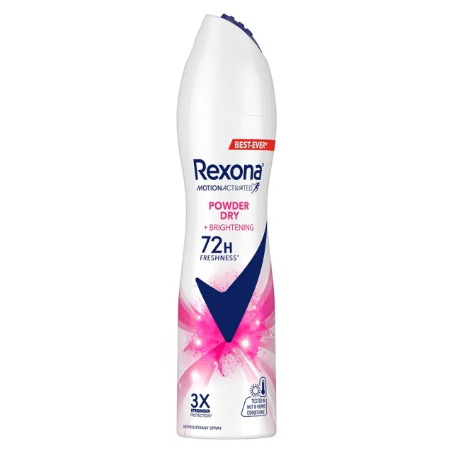 【Rexona 蕊娜】制汗爽身噴霧135ML(完美透亮櫻花/完美透亮玫瑰/魅惑香氛/沐浴淨亮/亮白乾爽)