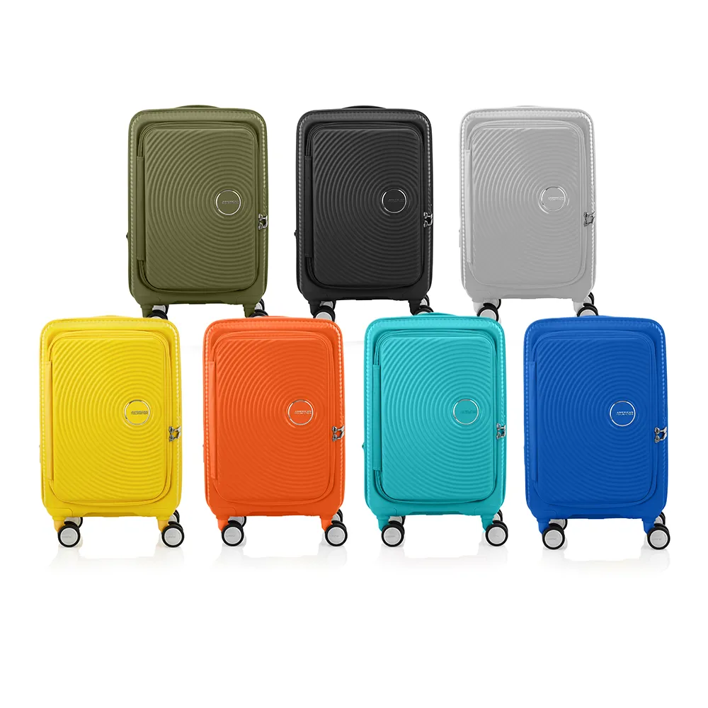 【AMERICAN TOURISTER 美國旅行者】20吋Curio 1/9前開式可擴充抗菌PP避震輪登機箱(多色可選)