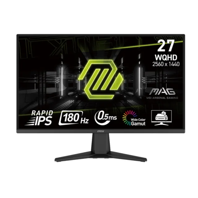 【MSI 微星】MAG 275QF 27型 IPS WQHD 180Hz 電競螢幕(0.5ms/HDR)