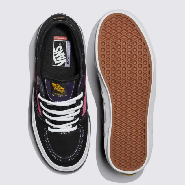 【VANS 官方旗艦】Skate Rowley 男女款黑色專業滑板鞋