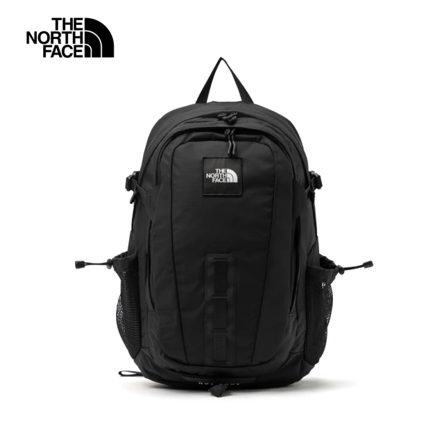 The North Face 北面男女款黑色多隔層舒適背負後背包｜3KYJ53R