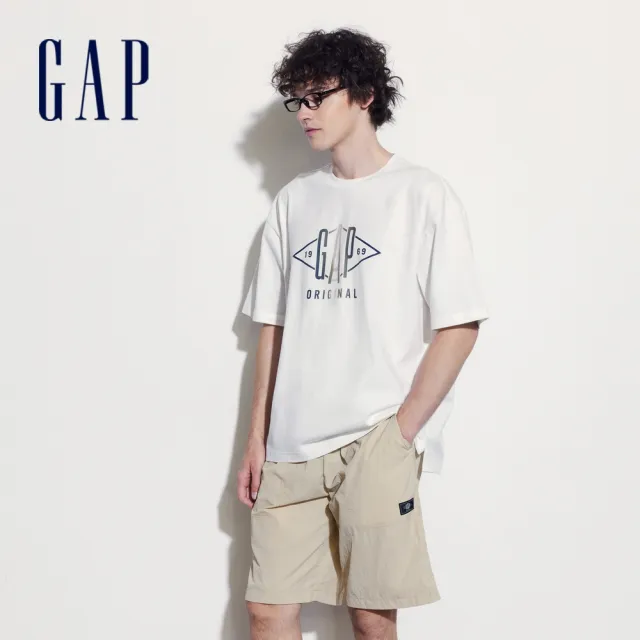 【GAP】男女裝 Logo圓領短袖T恤 -多款任選(476750&548050&543986&463163)