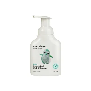 【ecostore 宜可誠】純淨寶寶2合1洗髮&沐浴泡泡(250ml)