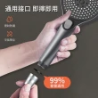 【UMIS】大出水增壓蓮蓬頭 手持沐浴大面板花灑 防爆加厚噴頭 按摩淋浴花灑(免打孔支架/加壓噴槍)
