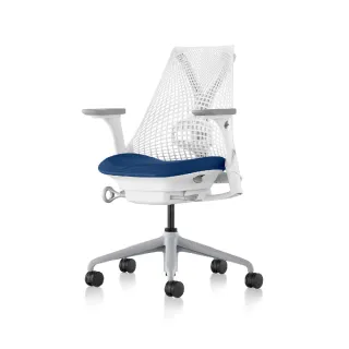 【Herman Miller】Sayl 全功能 - 白框藍座｜世代家具｜原廠授權代理商(人體工學椅/電腦椅/辦公椅)