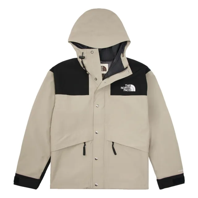 【The North Face 官方旗艦】經典ICON-北面男款灰色FUTURELIGHT防水透氣衝鋒衣|8AKJ5IF
