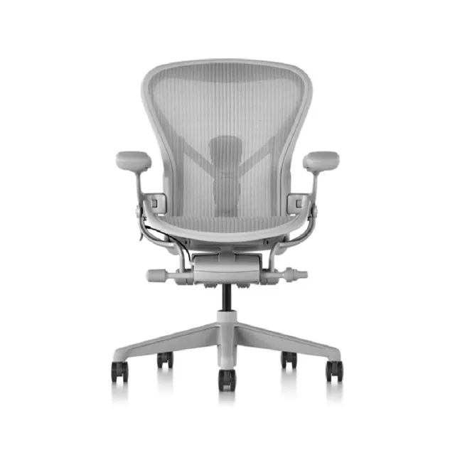 【Herman Miller】Aeron 全功能 - 礦石白｜B SIZE｜世代家具｜原廠授權代理商(人體工學椅/電腦椅/辦公椅)