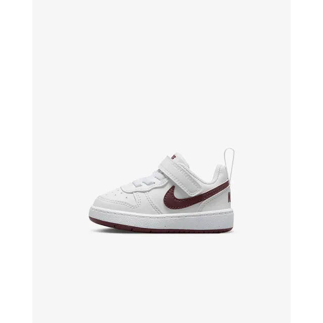 【NIKE 耐吉】運動鞋 休閒鞋 童鞋 幼童 嬰幼 小童 COURT BOROUGH LOW RECRAFT TD 白 紅(DV5458112)