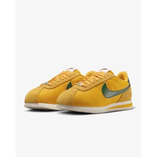 【NIKE 耐吉】運動鞋 慢跑鞋 休閒鞋 女鞋 男鞋 NIKE CORTEZ 黃綠 阿甘鞋 皮革 復古 Y2K(DZ2795702)
