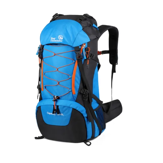 【May Shop】雙11 Amazon中性露營65l戶外健行包大防水包 旅行露營背包(輕量化大容量)