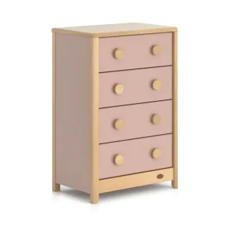 【Boori】貝崙實木四斗櫃•幅73.5cm-櫻桃色(斗櫃/收納櫃)