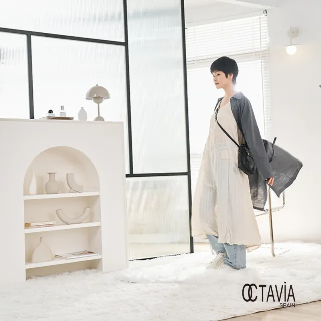 【OCTAVIA 8】雙11 OCTAVIA8 真皮- 精靈 油蠟牛皮手提肩斜三用隨身手機包 - 靈動黑(OCTAVIA 8 20