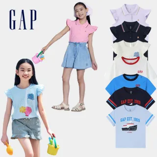 【GAP】兒童裝 POLO衫/T恤-多款任選(568950&465940&465402&465382)