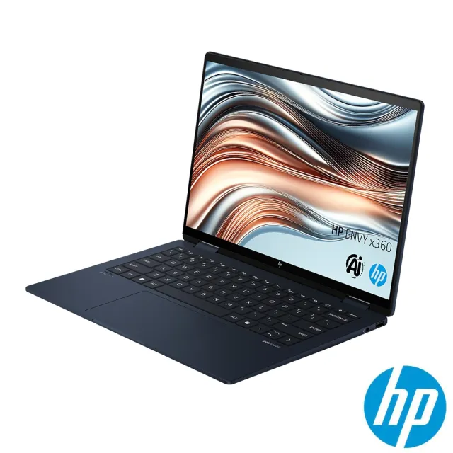 【HP 惠普】送超值Office2021★14吋Ultra 7-155U 翻轉觸控EVO AI筆電(14-fc0070TU/16G/1TB SSD/W11)