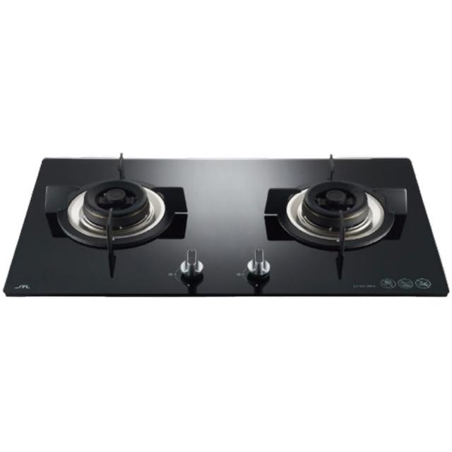 【喜特麗】雙口黑色玻璃檯面爐(JT-GC205A 原廠保固 基本安裝)