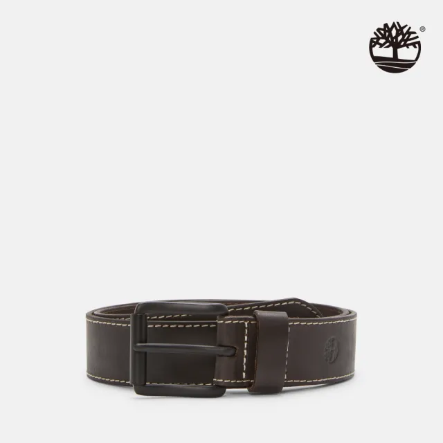 【Timberland】男款棕色40MM 皮帶(A2MNV214)