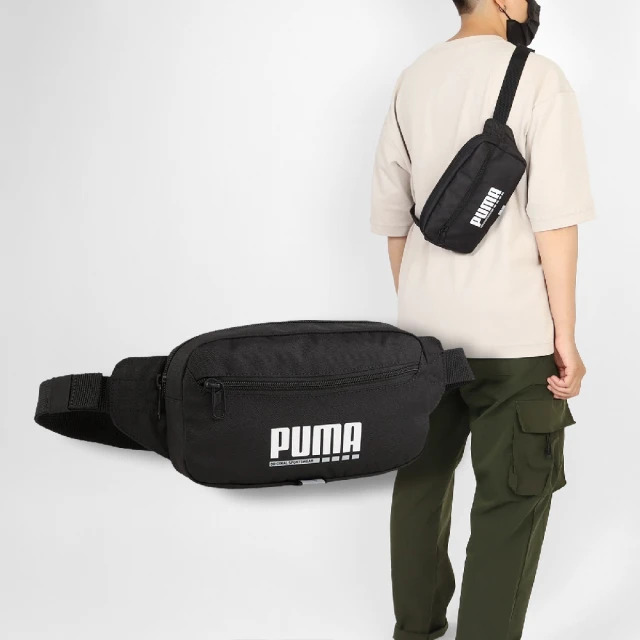 PUMA 腰包 Plus Waist Pack 黑 可調背帶 側背包 隨行包 小包(090960-01)