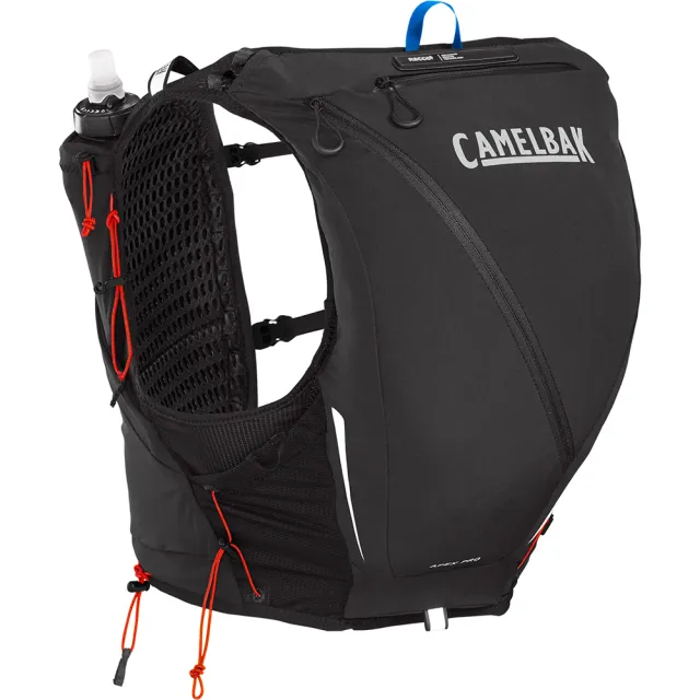 【CAMELBAK】Apex Pro12 專業越野水袋背心附0.5L軟水瓶2個-黑 XS(單車/登山露營/越野跑/跑步/旅行)