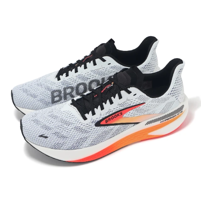 BROOKS 競速跑鞋 Launch 10 男鞋 白 藍 鴛