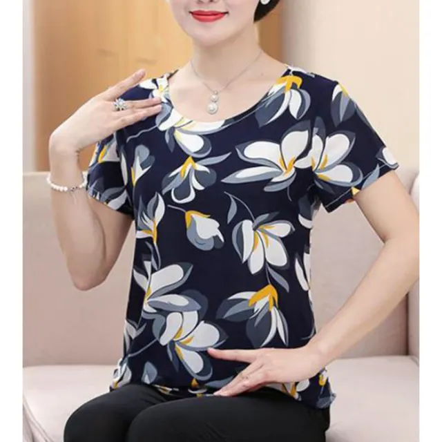 【LANNI 藍尼】● 時尚中年舒適彈力套裝-2色(XL-5XL/套裝)