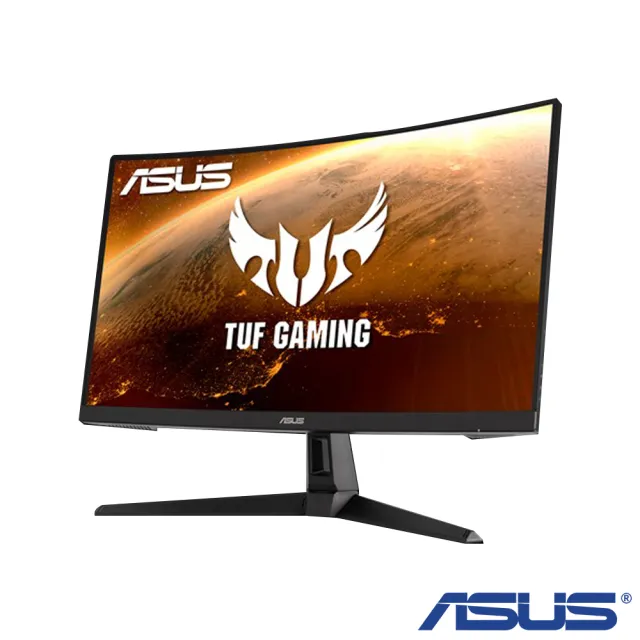 【ASUS 華碩】TUF Gaming VG27VH1B 27型 165Hz 曲面電競螢幕