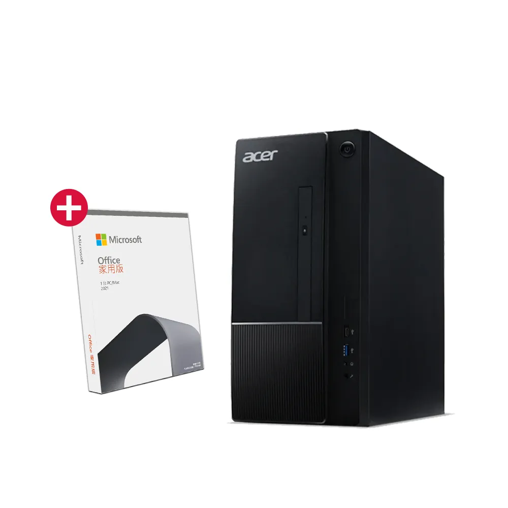 【Acer 宏碁】Office 2021組★i5十核電腦(Aspire TC-1770/i5-13400/8G/512G SSD/W11)