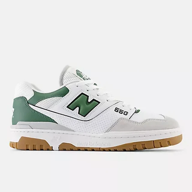 NEW BALANCE NB 550 復古休閒鞋 復古鞋 休閒 運動鞋 情侶鞋 男鞋 女鞋 綠白(BB550ESB-D)